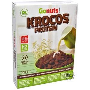 Daily Life Gonuts Krocos Protein - 250 gr Cereali senza zucchero