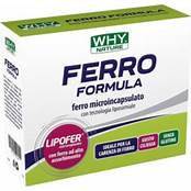 WHY NATURE FERRO FORMULA - Integratore Alimentare a Base di Ferro - Con Vitamina